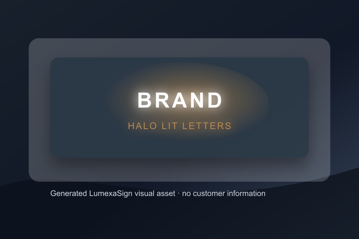 Preview image of an illuminated hospitality entrance