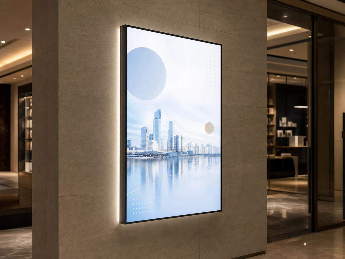 Wall-Mounted Poster Light Box