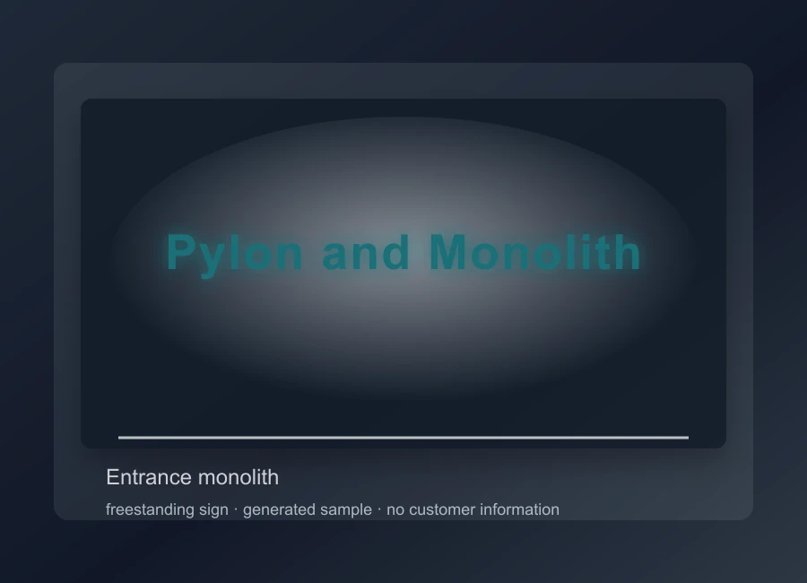 Pylon and Monolith Signs sample image